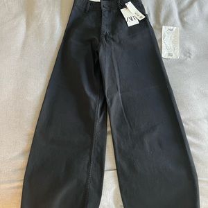Zara High Rise Marine Straight Jeans New with Tags